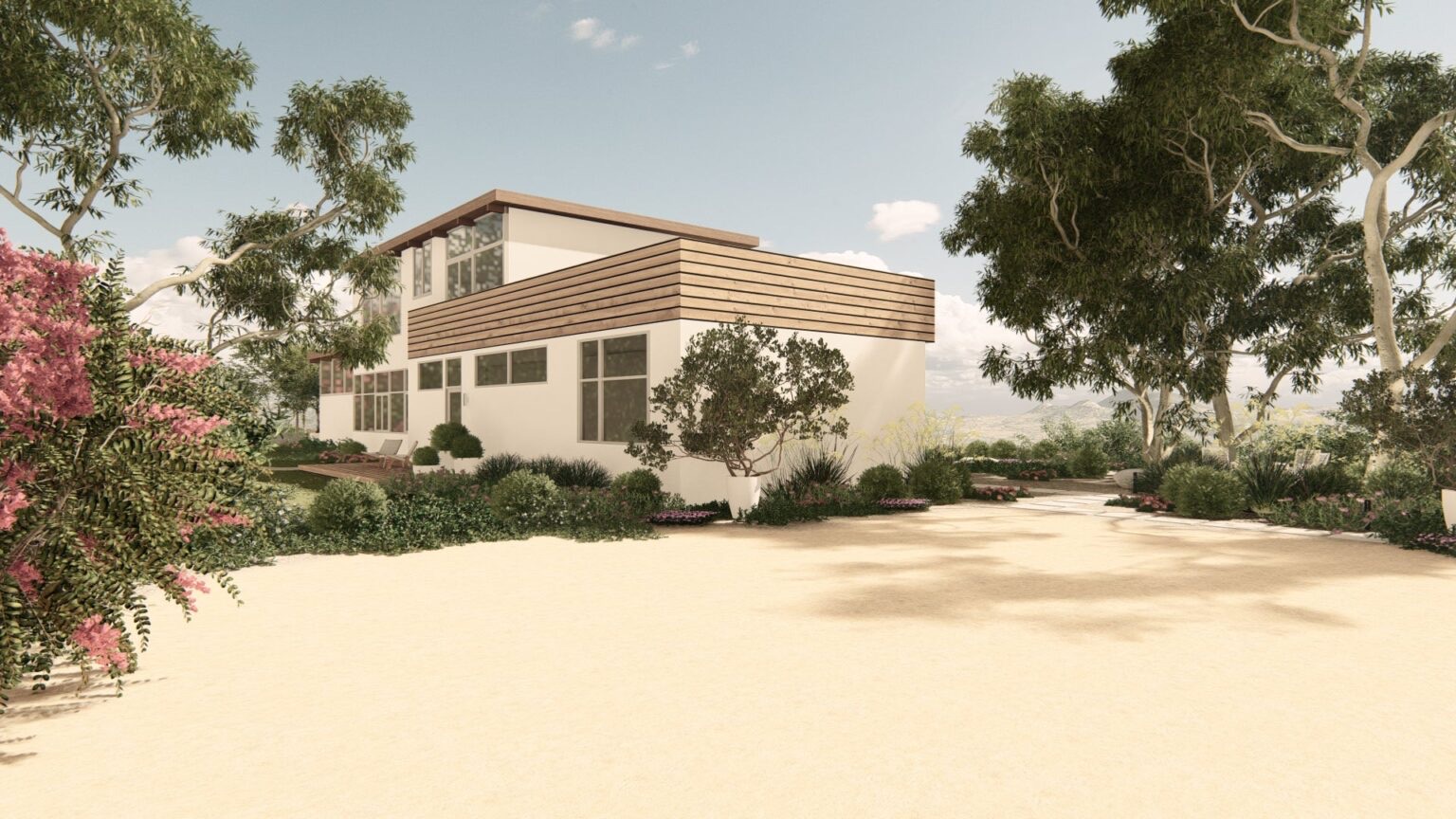 Architectural rendering of the De Luz Lindal home